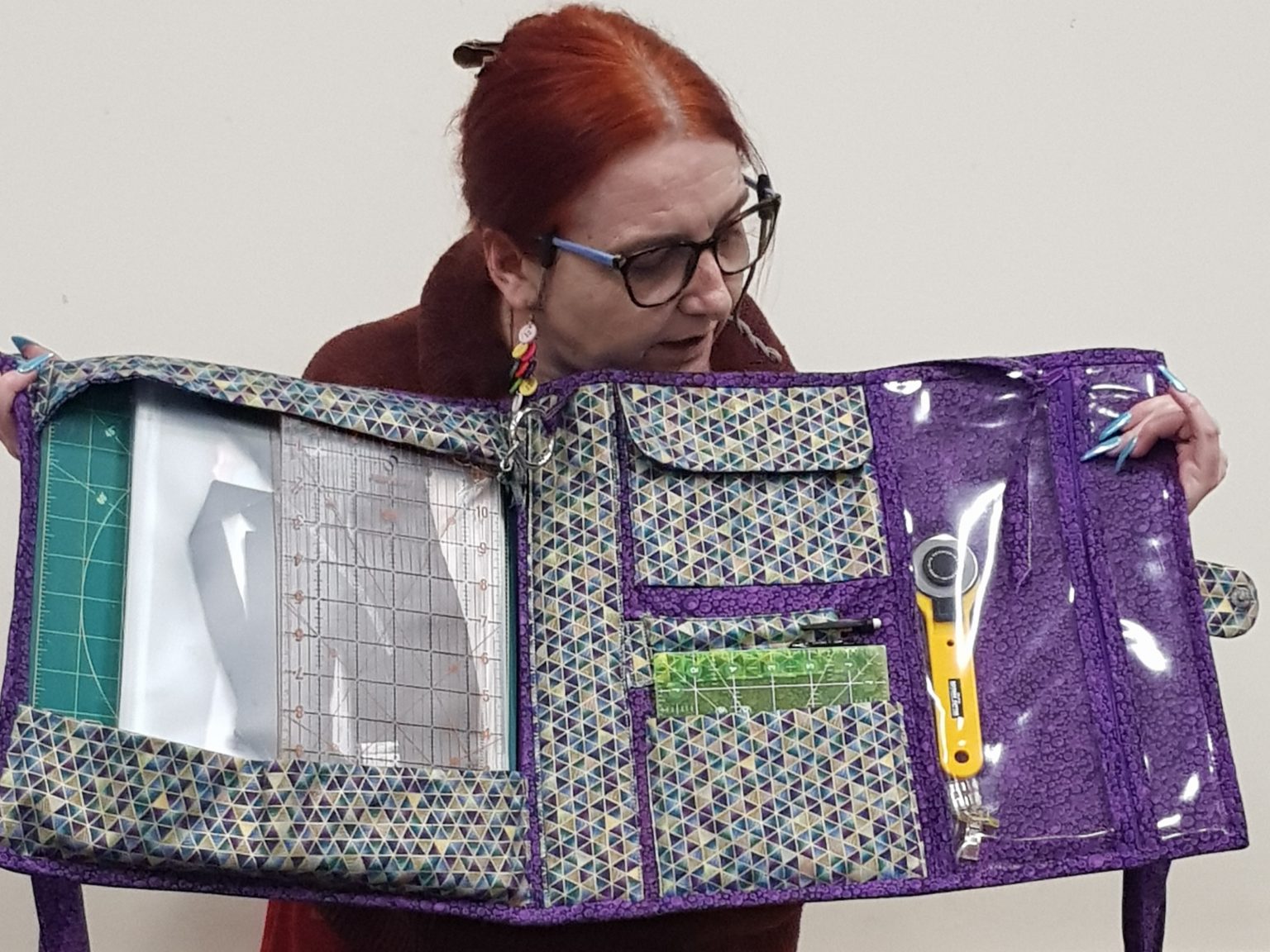 Mouse's wonderful organiser at the February 2025 meeting Show and Tell